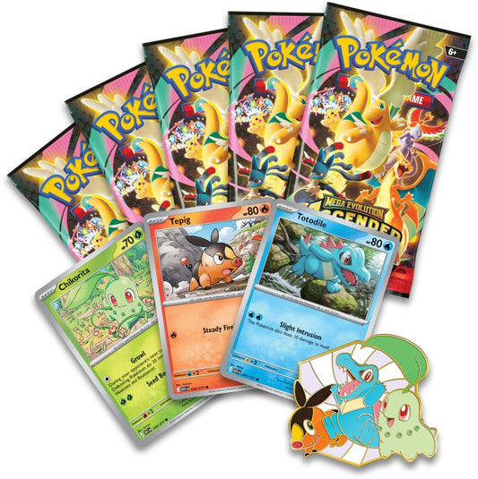 Pokemon TCG: Mega Evolution -  Ascended Heroes First Partners Deluxe Pin Collection