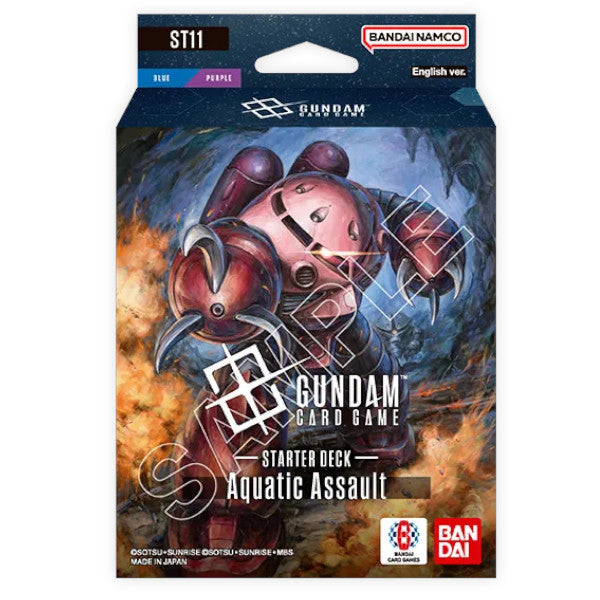Gundam Card Game: Starter Deck Display – Aquatic Assault [ST11]