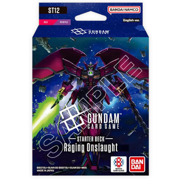 Gundam Card Game: Starter Deck Display – Raging Onslaught [ST12]