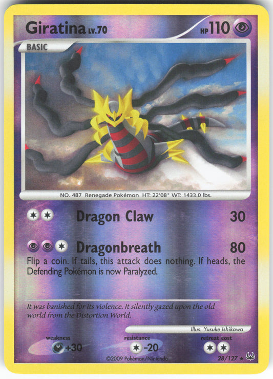 Giratina 28/127 Rare Reverse Holo Platinum LP