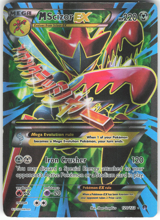 M Scizor EX 120/122 Ultra Rare BREAKpoint HP