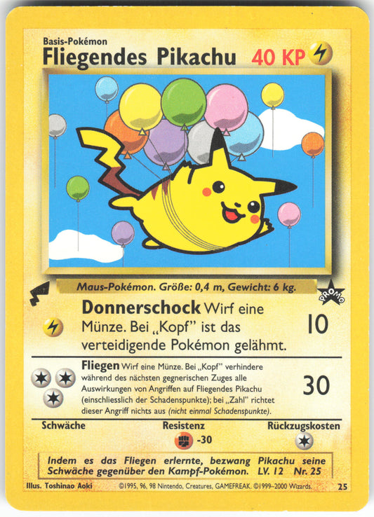 Pikachu (Flying) 25 Promo Pikachu World Collection Promos LP
