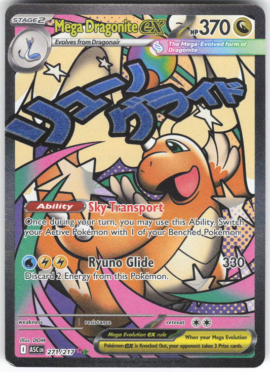 Mega Dragonite ex 271/217 Mega Attack Rare Ascended Heroes LP