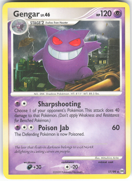 Gengar 17/99 Rare Arceus LP