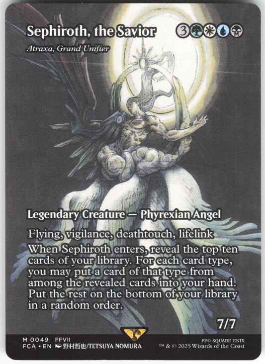 Sephiroth, the Savior - Atraxa, Grand Unifier (Showcase) 49 FINAL FANTASY: Through the Ages LP