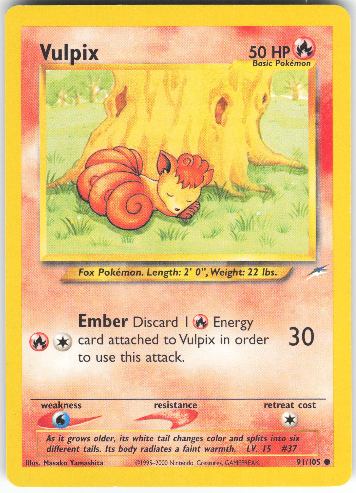 Vulpix 91/105 Common Neo Destiny Unlimited MP