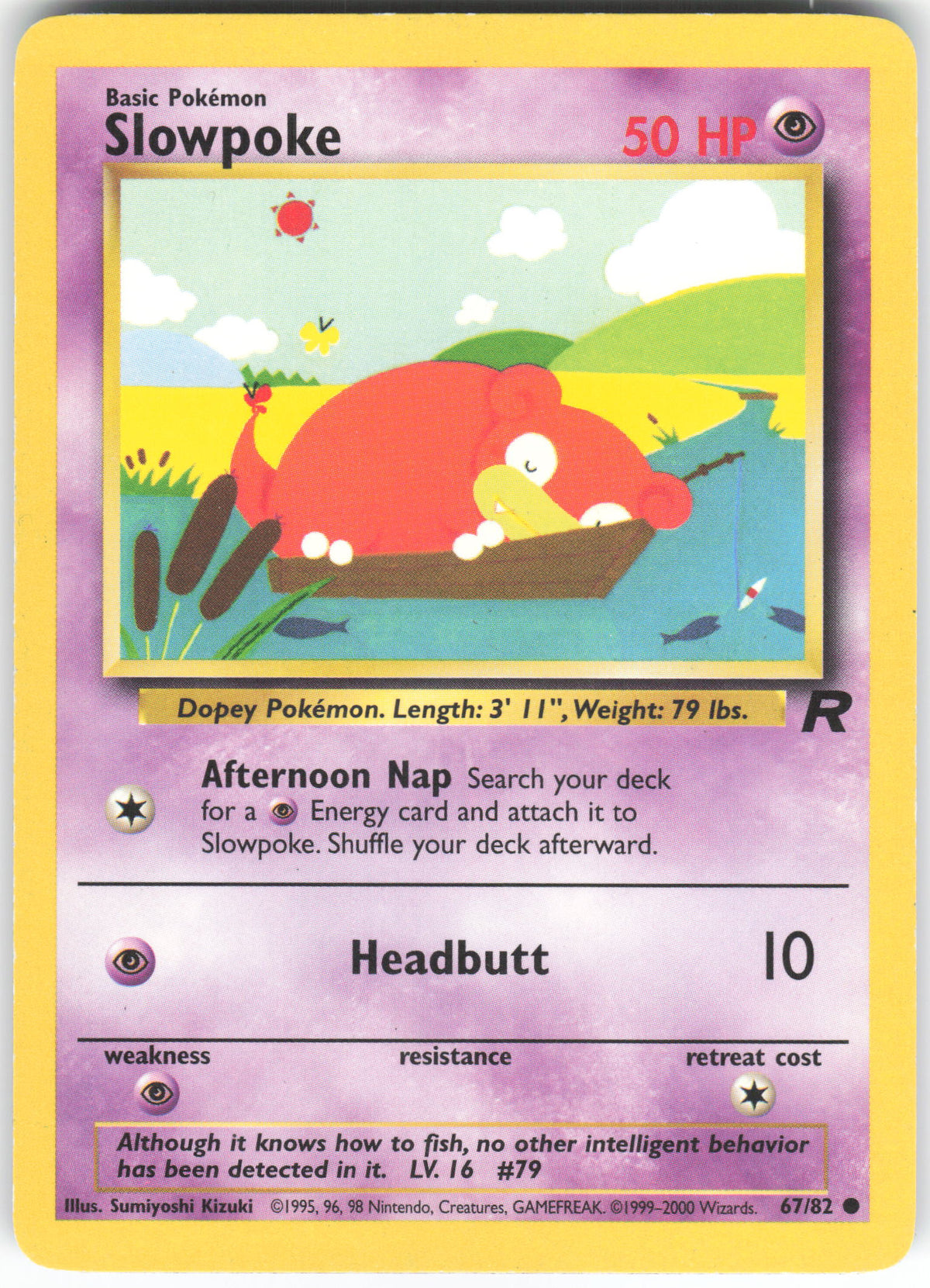 Slowpoke 67/82 Common Team Rocket Unlimited MP