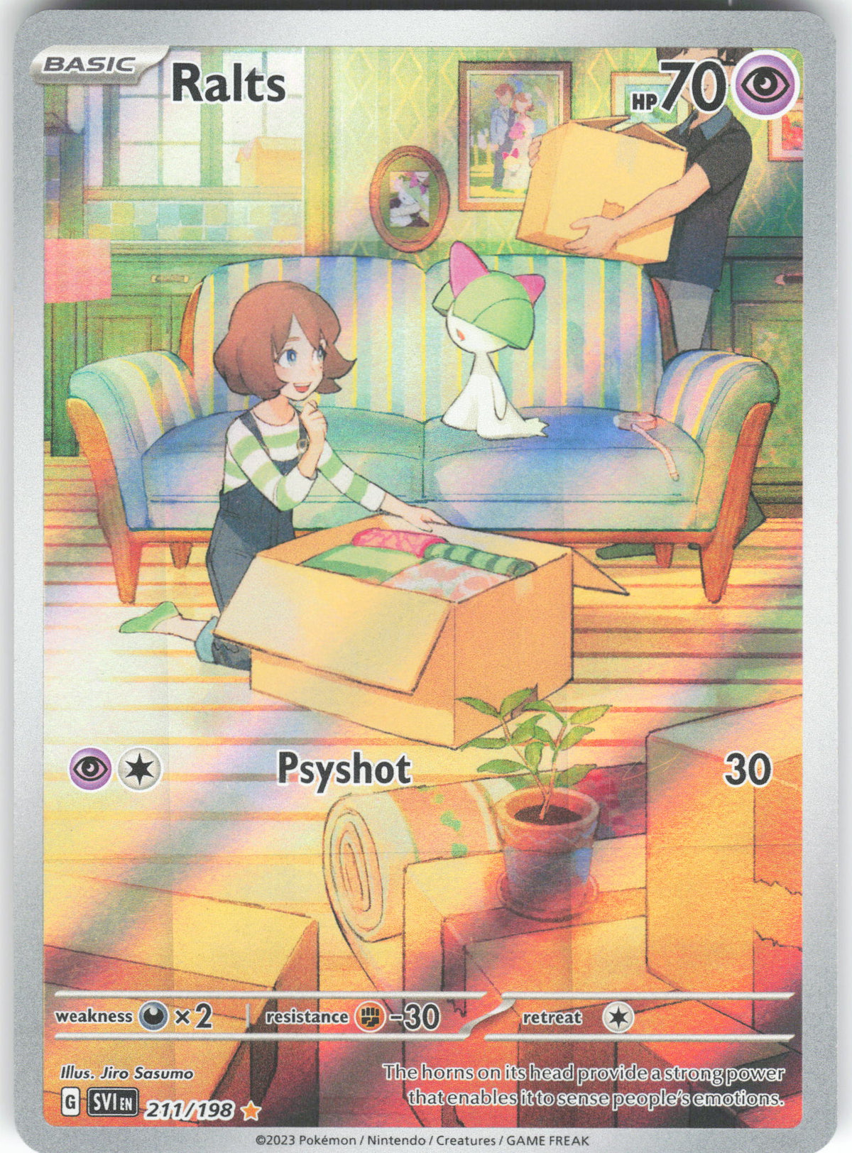 Ralts 211/198 Illustration Rare Scarlet & Violet LP