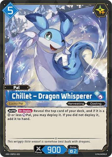 [EBP01-025](RR) Chillet - Dragon Whisperer {Foil} NM/M