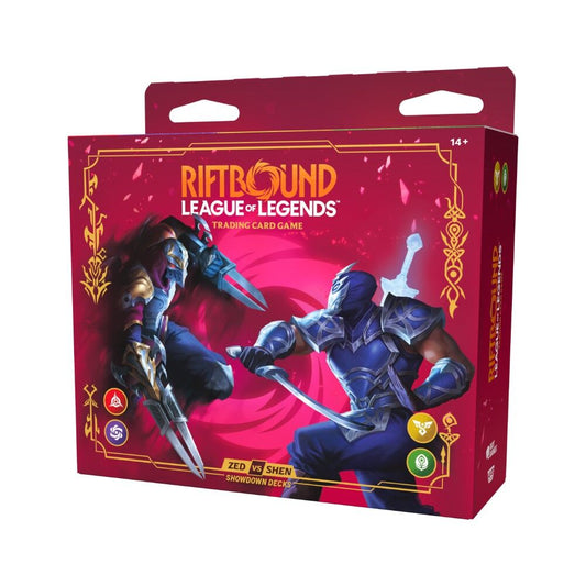 PREORDER: Riftbound: League of Legends TCG Showdown Deck – Vendetta: Zed vs Shen