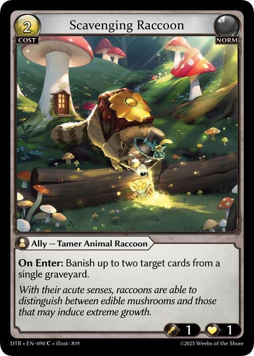 Scavenging Raccoon 090 Common Distorted Reflections NM