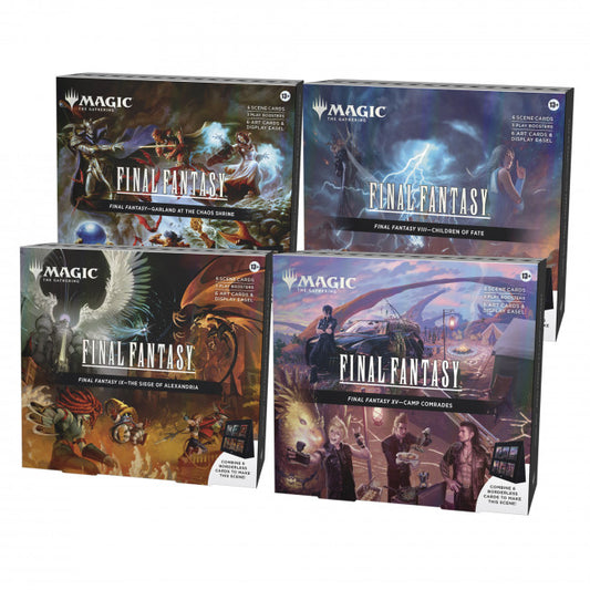 Magic The Gathering Final Fantasy - Scene Box - Set of 4