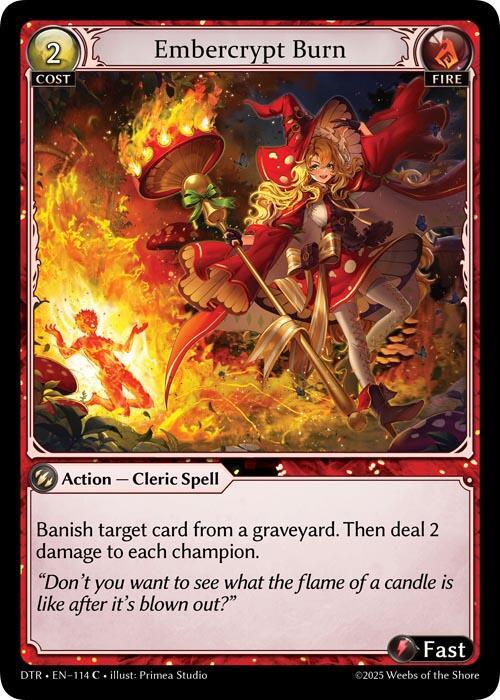 Embercrypt Burn 114 Common Distorted Reflections NM