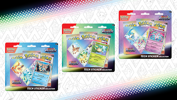 Pokemon TCG: Scarlet & Violet Prismatic Evolutions Tech Sticker Collection