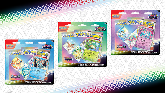 Pokemon TCG: Scarlet & Violet Prismatic Evolutions Tech Sticker Collection