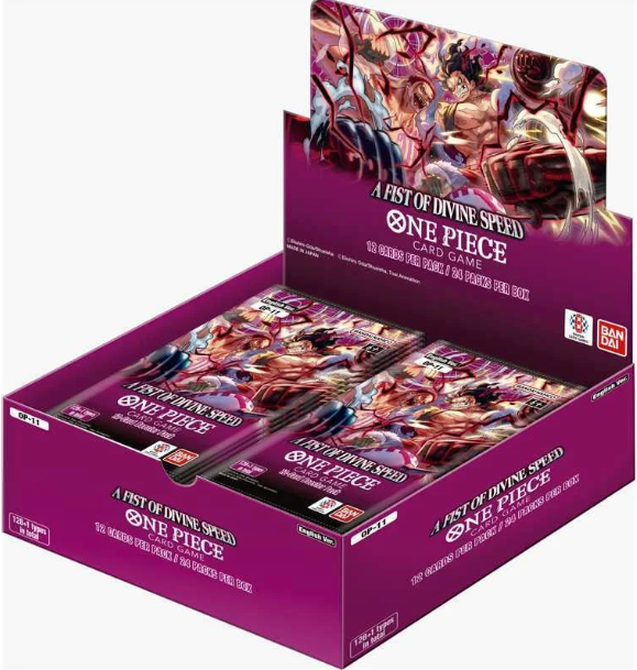 One Piece Card Game:  – A Fist of Divine Speed [OP-11] Booster Box