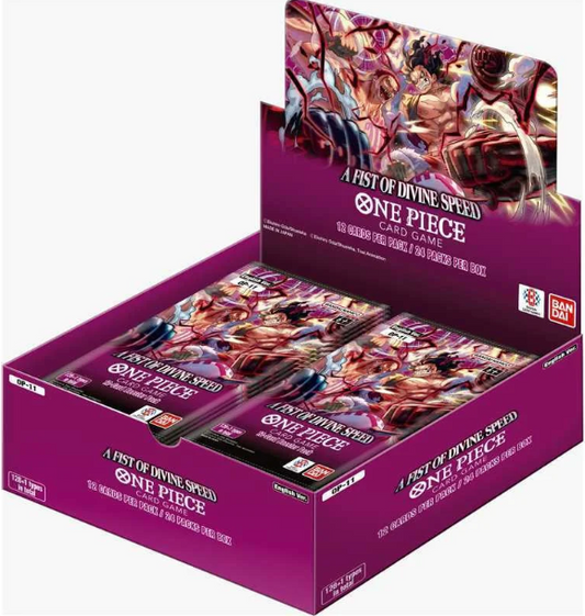 One Piece Card Game:  – A Fist of Divine Speed [OP-11] Booster Box