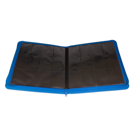 Palms Off Gaming - Collector's Series 12 Pocket Zip Binder - 480 - Blue