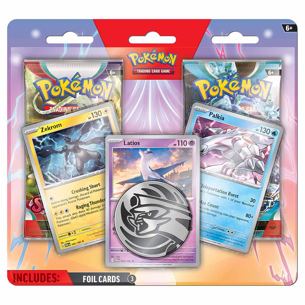 Pokemon TCG: Enhanced 2 PK Blisters -Latios, Zekrom, Palkia