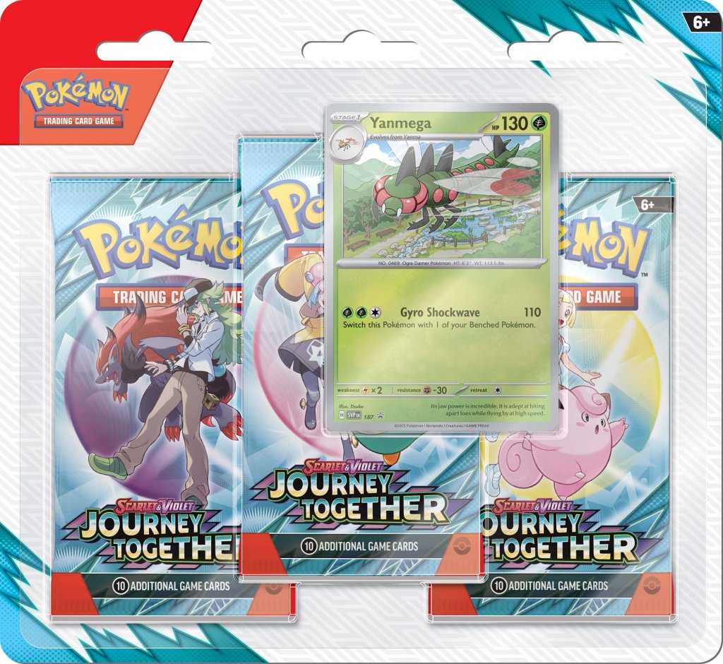 Pokemon TCG: Scarlet & Violet - Journey Together Three Booster Blister