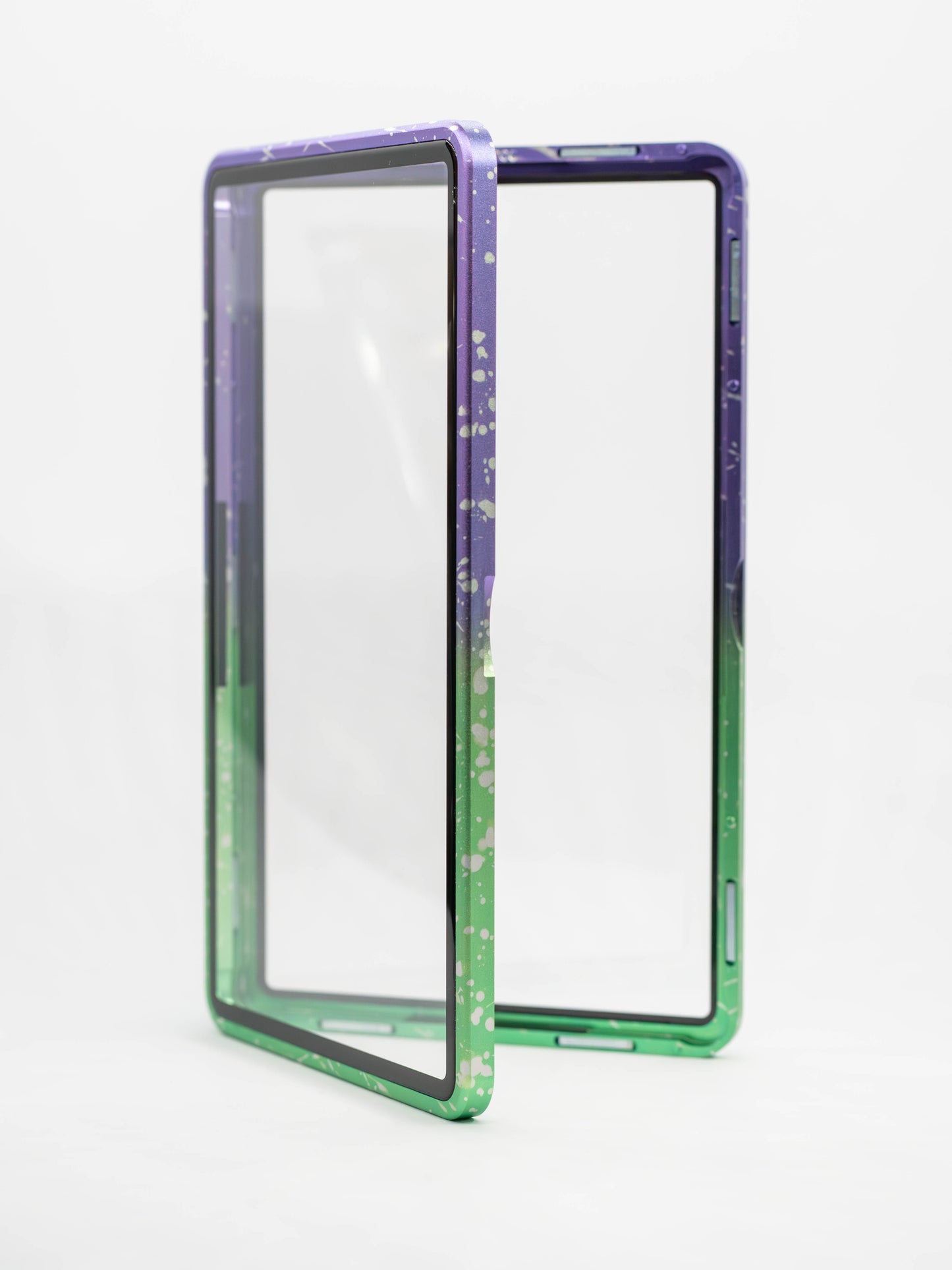 Gradient Forge Case (V2) - PSA Style - GREEN & PURPLE SNOW