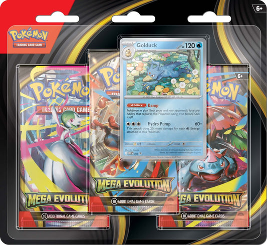 Pokemon TCG: Mega Evolutions Three Booster Blister