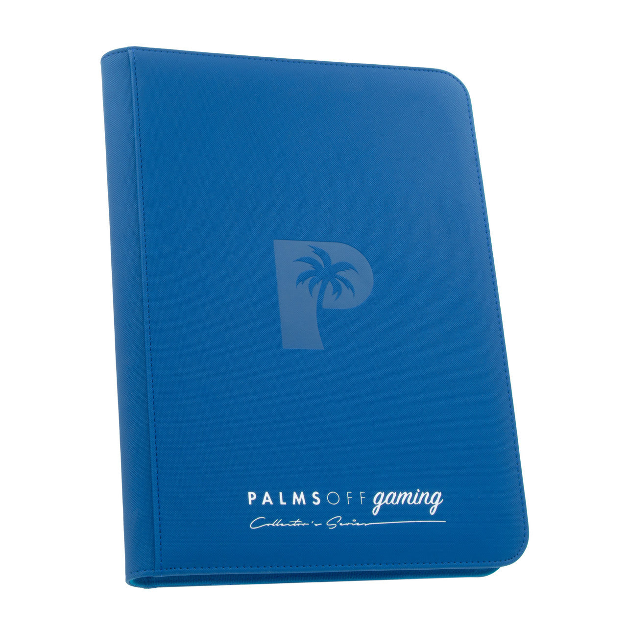 Palms Off Gaming - Collector's Series 9 Pocket Zip Binder - 360 - Blue