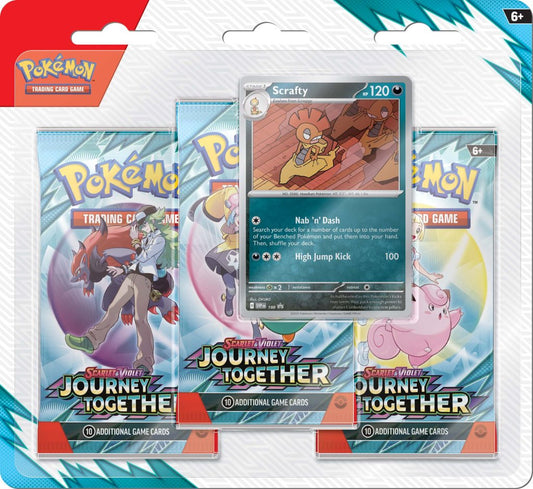 Pokemon TCG: Scarlet & Violet - Journey Together Three Booster Blister