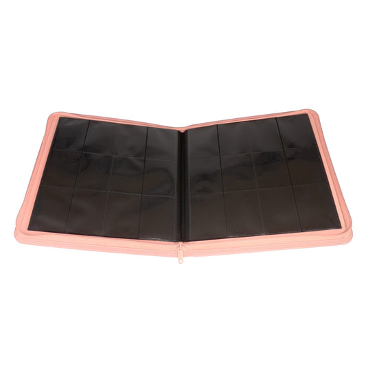 Palms Off Gaming - Collector's Series 12 Pocket Zip Binder - 480 - Pink