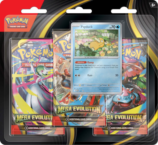 Pokemon TCG: Mega Evolutions Three Booster Blister