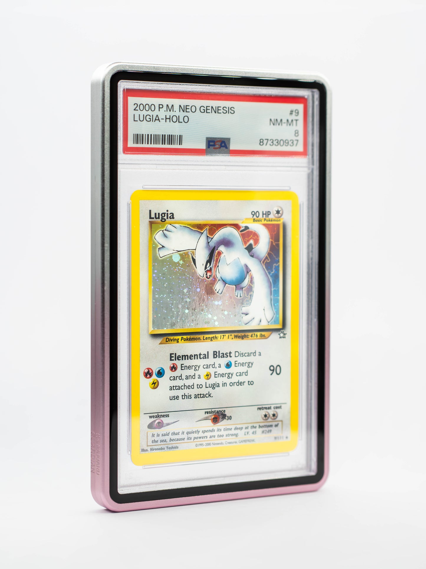 Gradient Forge Case (V2) - PSA Style - SILVER & PINK