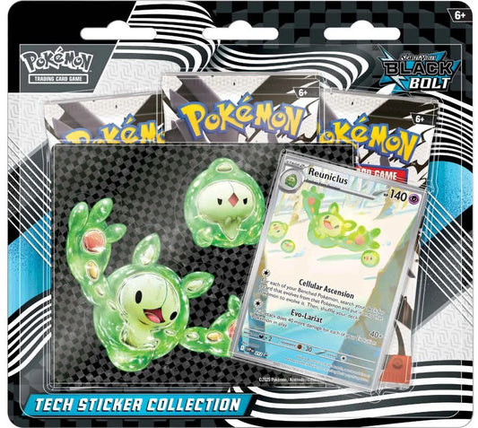 Pokemon TCG: Scarlet & Violet— Black Bolt Tech Sticker Collection