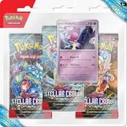 Pokemon TCG: Scarlet and Violet Stellar Crown Three Booster Blister