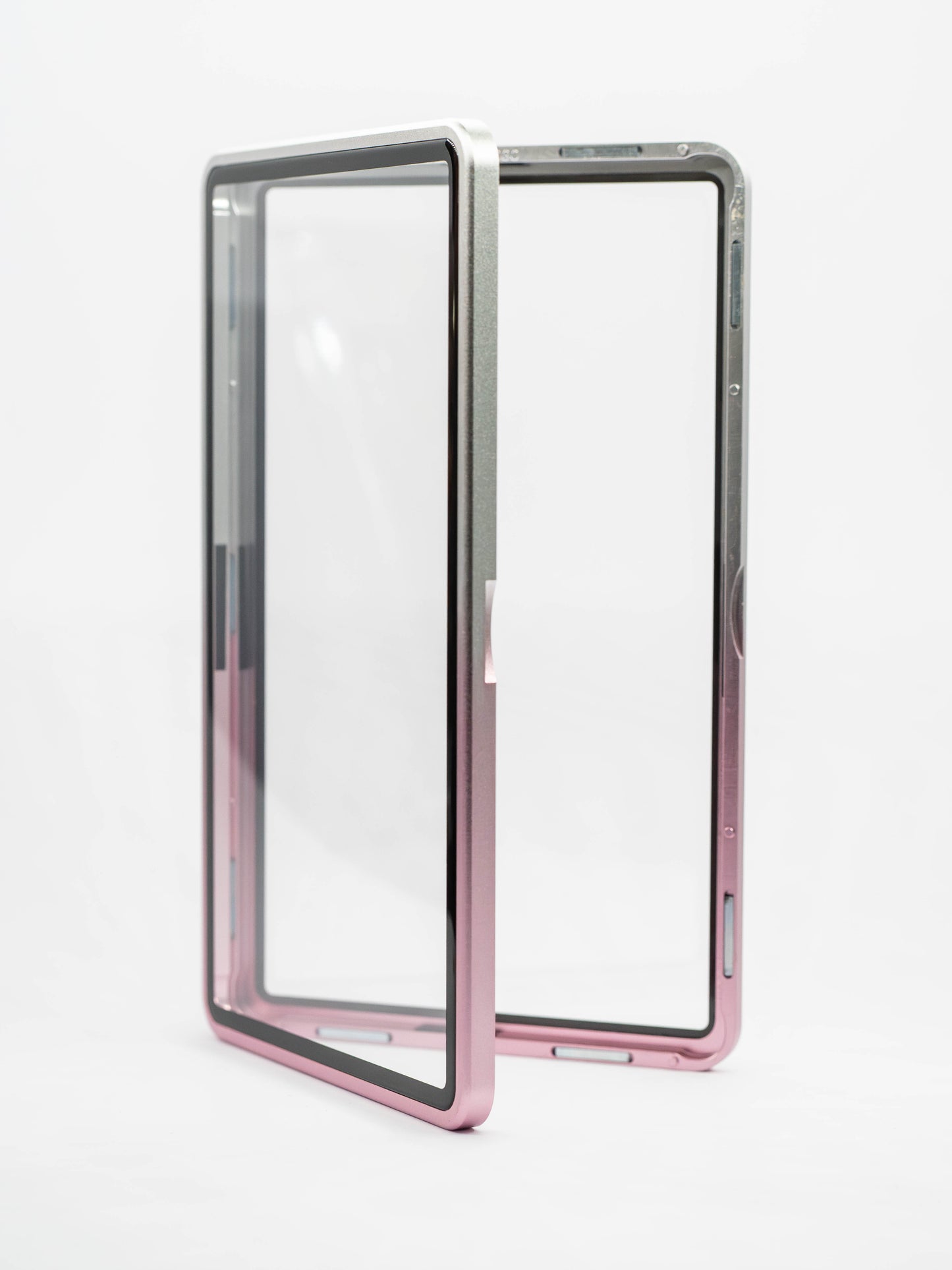 Gradient Forge Case (V2) - PSA Style - SILVER & PINK