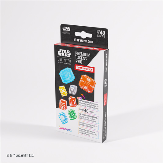 Gamegenic Star Wars Unlimited Premium Tokens PRO Expansion Pack