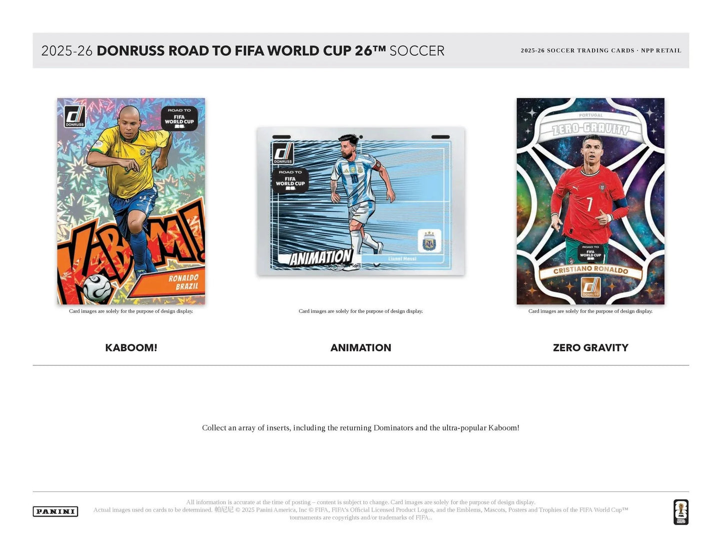 Panini 2025-2026 Donruss Road to FIFA World Cup Soccer Fat Pack Booster Box