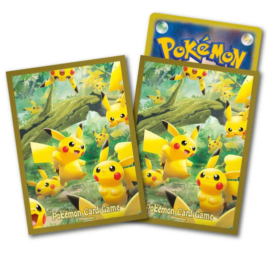 Pikachu Forest Deck Sleeves - Pokemon Center Exclusive