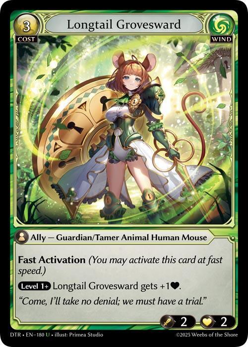 Longtail Grovesward 180 Uncommon Distorted Reflections NM