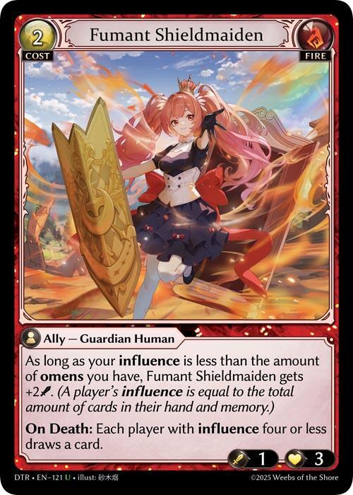 Fumant Shieldmaiden 121 Uncommon Distorted Reflections NM