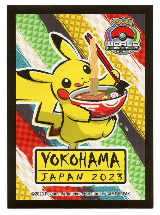 POKEMON CENTER World Championship Yokohama 2023 Pikachu Ramen Sleeves