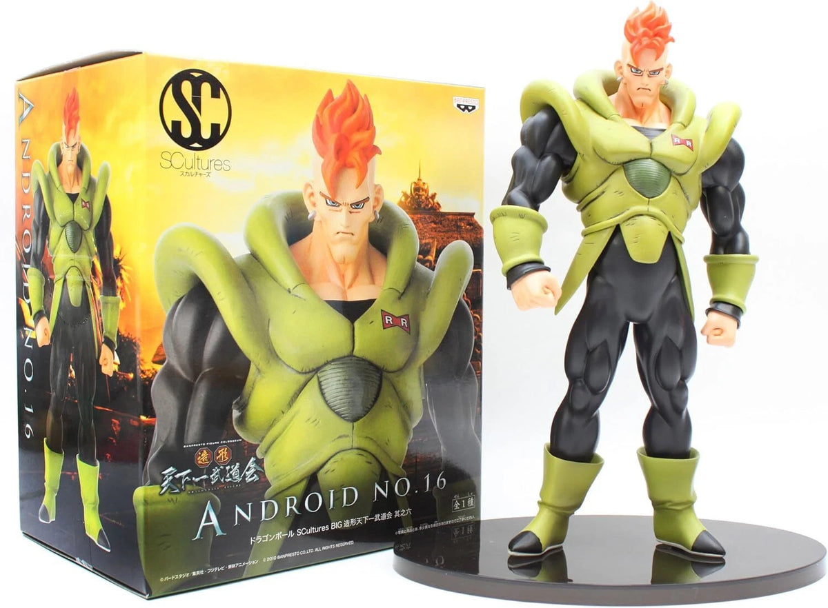 Banpresto Dragon Ball Z Scultures Tenkaichi Budokai Figure NO BOX – Android 16