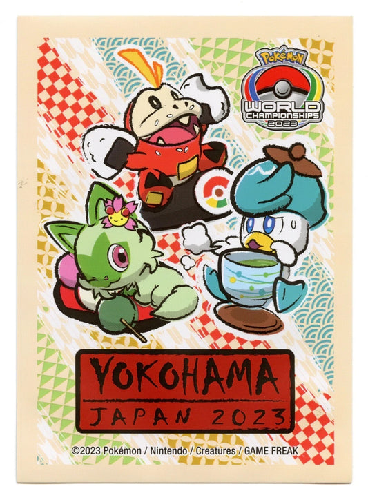 POKEMON CENTER World Championship Yokohama 2023 Paldean Starters Sleeves