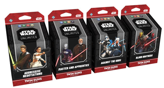 PREORDER: Star Wars Unlimited - Twin Suns 4 Deck Bundle