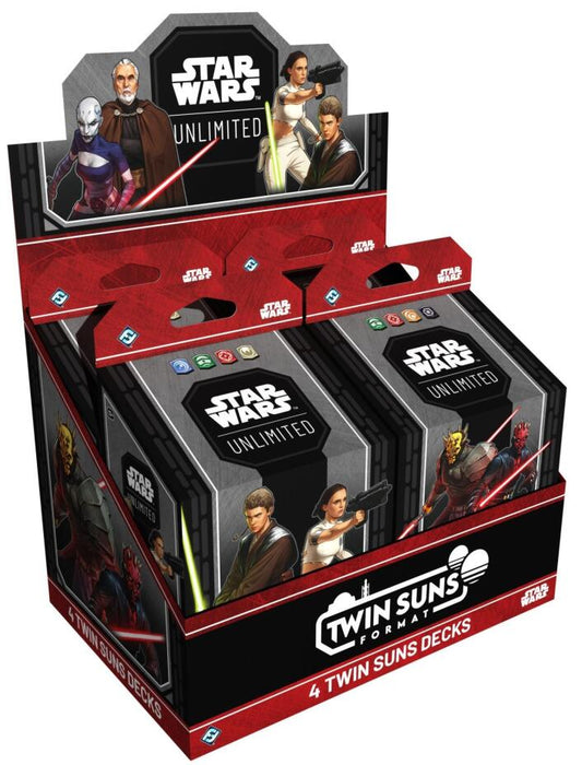 PREORDER: Star Wars Unlimited - Twin Suns 4 Deck Bundle