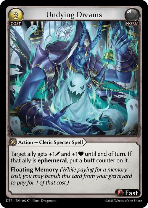 Undying Dreams 102 Common Distorted Reflections NM